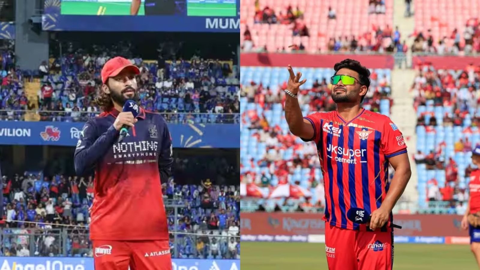 IPL 2026: RCB elect to bowl vs LSG, 31-yr-old star dropped for Hazlewood; Know playing XIs RCB captain Rajat Patidar and LSG skipper Rishabh Pant in this frame. (BCC/IPL)