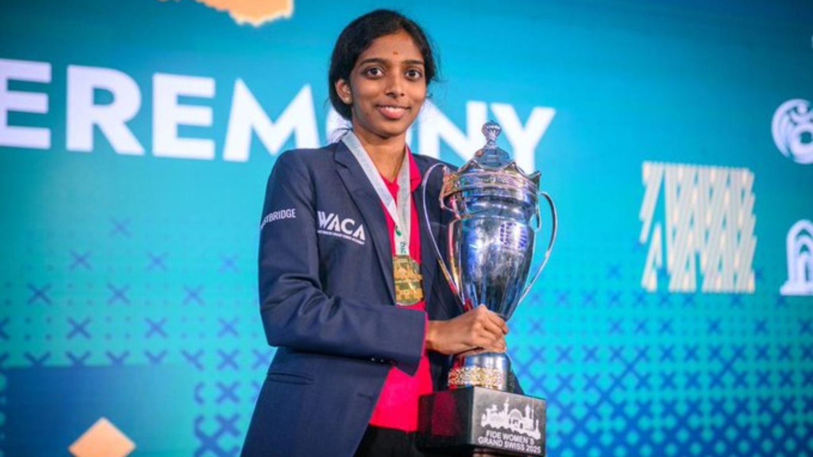 R Vaishali scripts history, becomes 1st Indian to win Women's Candidates; qualifies for World Championship India's chess star R Vaishali in this frame. (X)