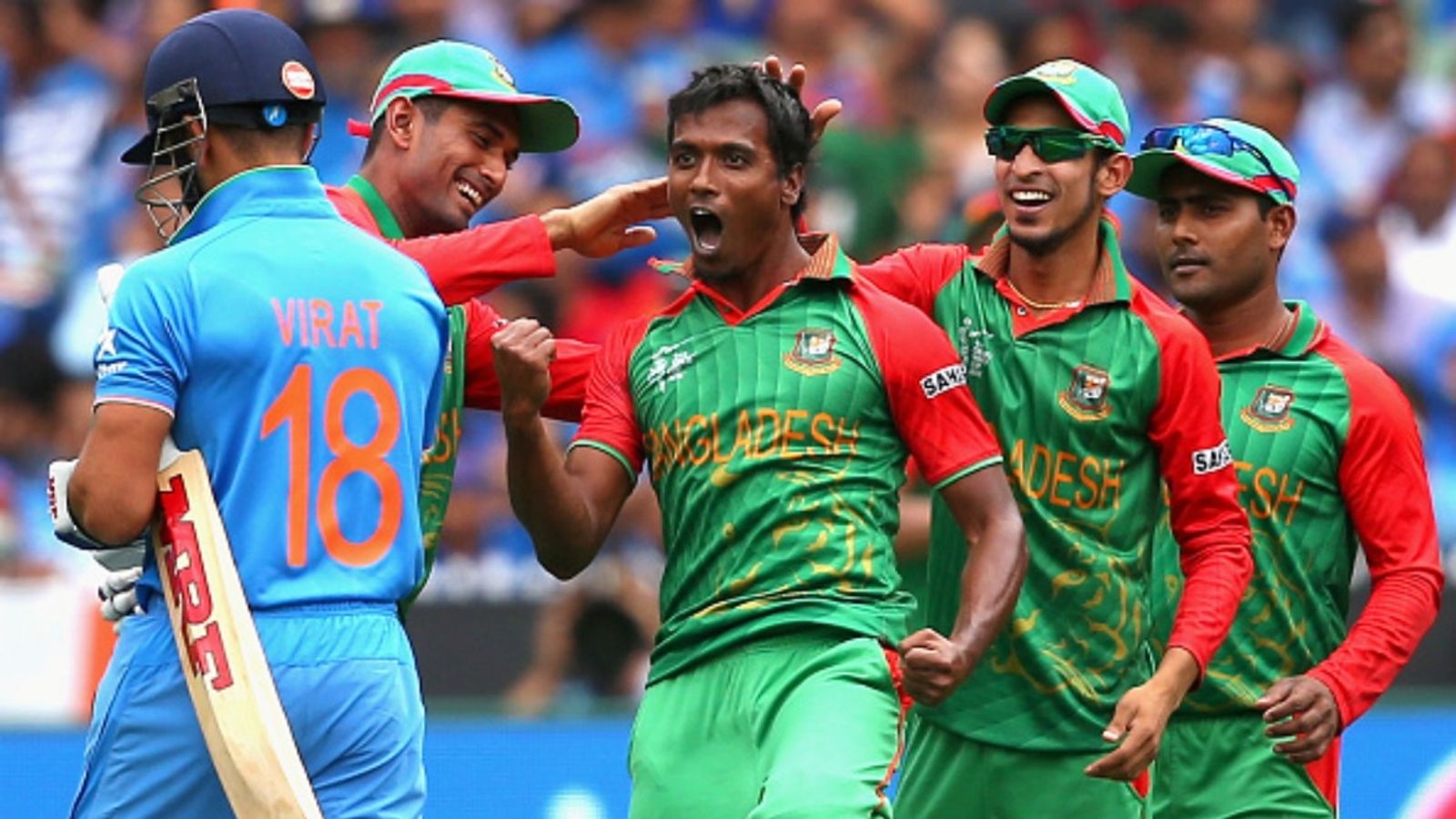 Bangladesh pacer with 173 wickets and unwanted Test record announces retirement from international cricket Rubel Hossain of Bangladesh celebrates getting the wicket of Virat Kohli of India during the 2015 ICC Cricket World Cup match at Melbourne Cricket Ground on March 19, 2015 in Melbourne, Australia.