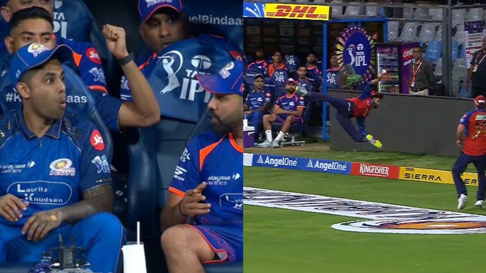 Watch: Shreyas Iyer-Xavier Bartlett pull off jaw-dropping catch to dismiss Pandya, leave Rohit in disbelief Shreyas Iyer-Xavier Bartlett pull off jaw-dropping catch to dismiss Pandya, leave Rohit in disbelief during MI vs PBKS clash. (Screenshot)