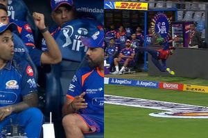 Watch: Shreyas Iyer-Xavier Bartlett pull off jaw-dropping catch to dismiss Pandya, leave Rohit in disbelief SportsTak