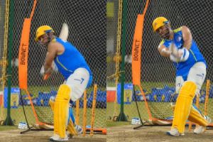 Watch: MS Dhoni goes berserk in the nets, tonks sixes for fun ahead of SRH vs CSK IPL 2026 clash SportsTak