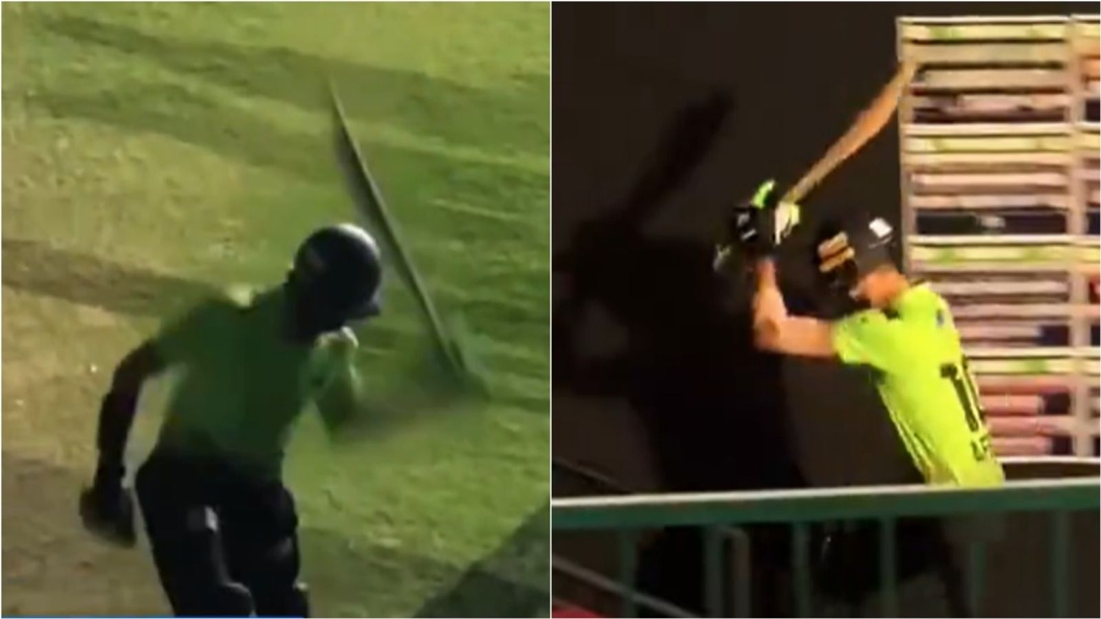 Shaheen Afridi abuses his bat multiple times after losing wicket to Usman Tariq; video goes viral Lahore Qalandars skipper Shaheen Afridi smashes his bat after losing his wicket to Quetta Gladiators' Usman Tariq in PSL 2026 match on April 17.