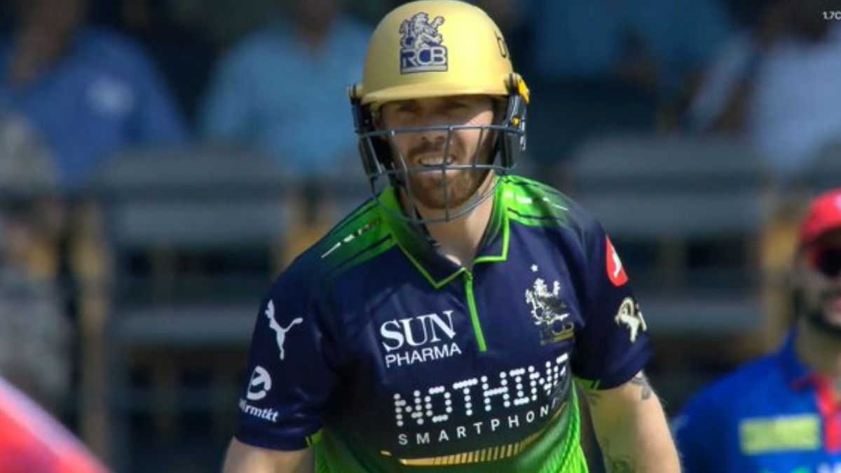 RCB's star batters Phil Salt in this frame. (Screenshot)