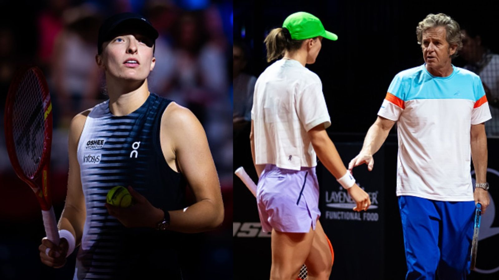 Iga Swiatek drops major update on Francisco Roig after loss to Mirra Andreeva Iga Swiatek and Francisco Roig in the frame (via Getty)