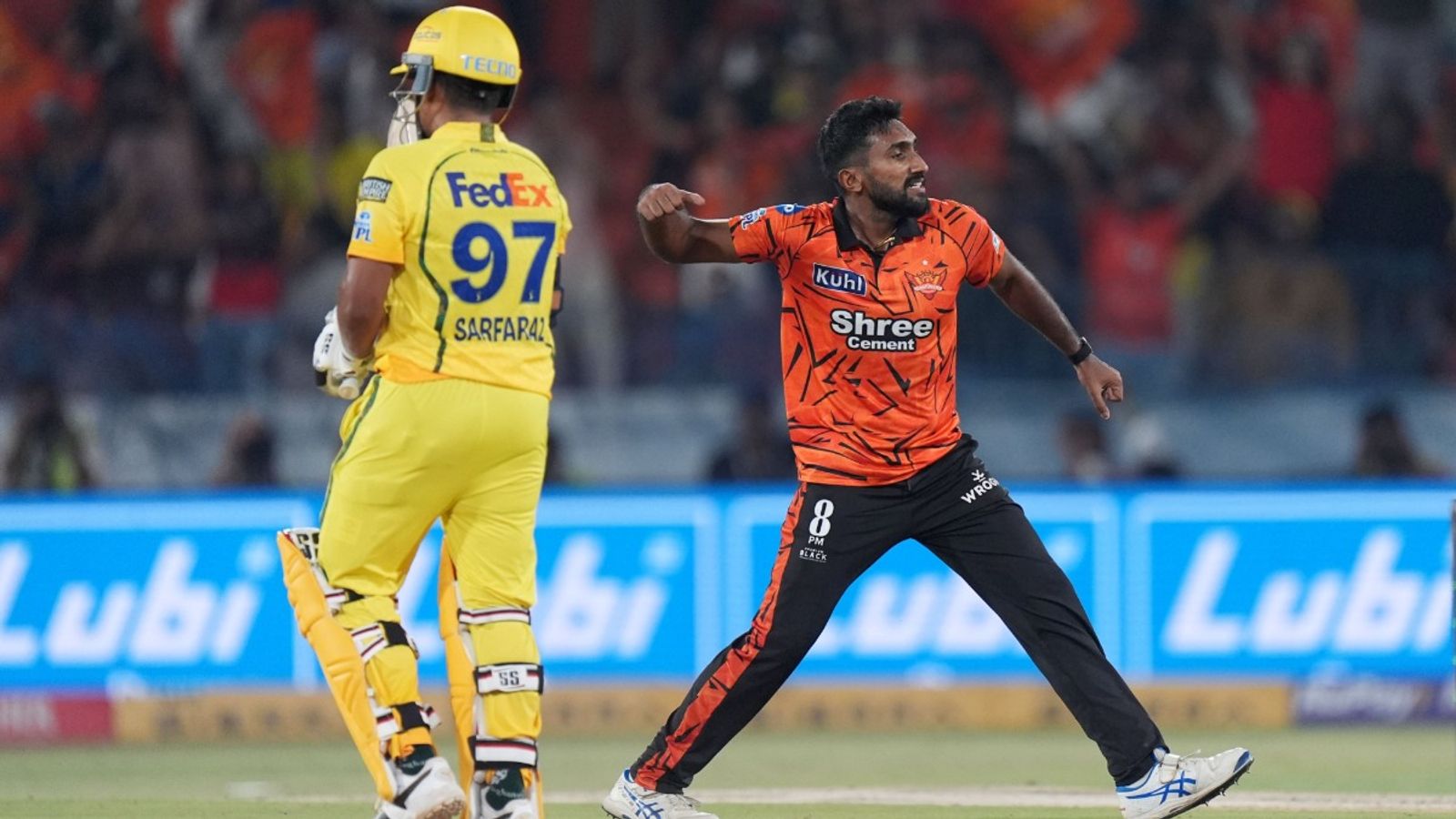 After match winning spell against CSK, SRH coach heaps praise on Eshan Malinga, says 'he is a pure T20 bowler' SRH's Eshan Malinga in this frame (X).