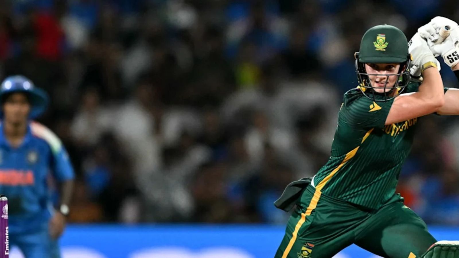 SA W vs IND W: Wolvaardt, Luus star as South Africa thrash India by 8 wickets in 2nd T20I to lead series 2-0 South Africa's Laura Wolvaardt in this frame. (X)