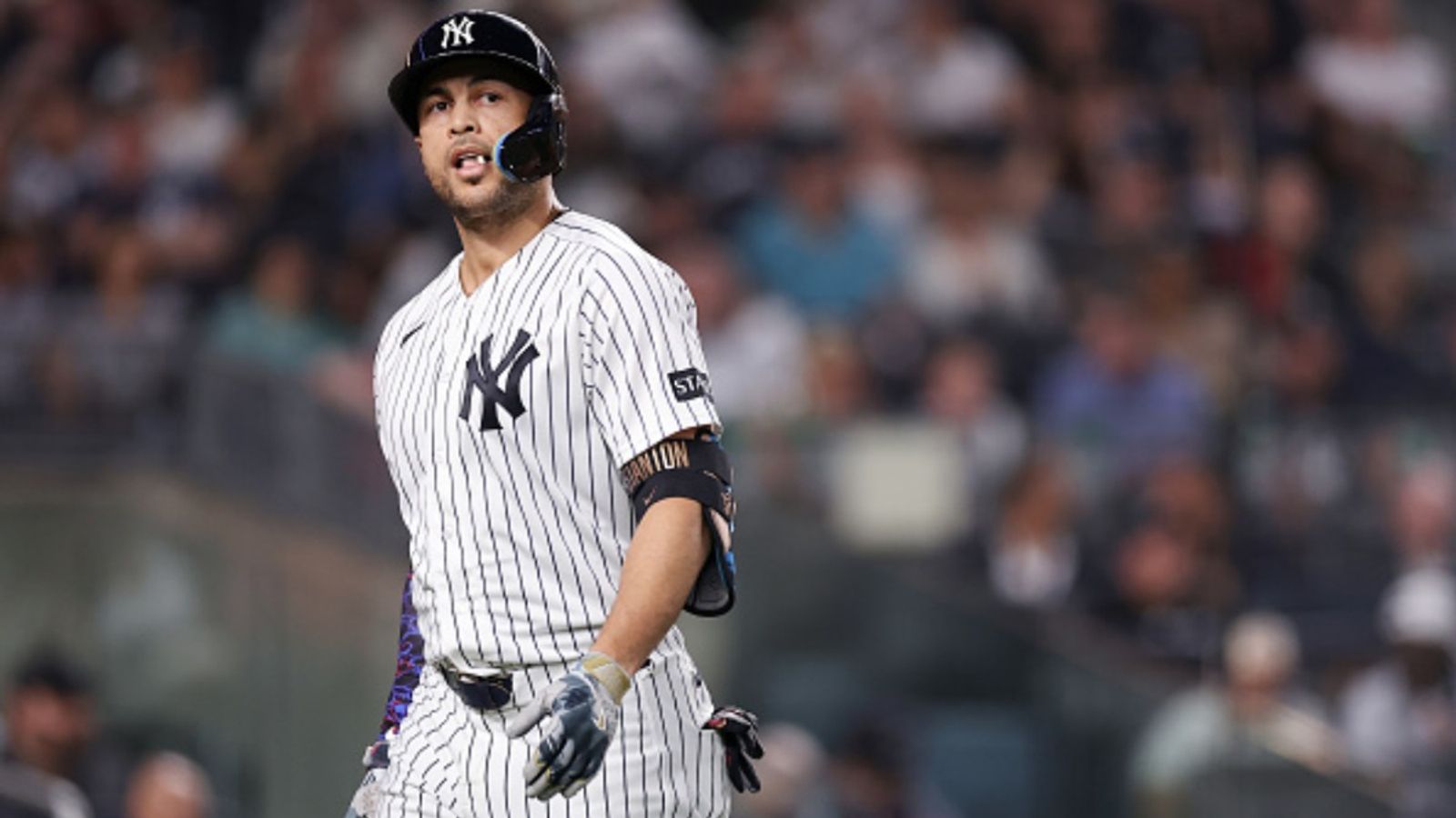 Revealed: What led to Giancarlo Stanton's New York Yankees lineup snub Giancarlo Stanton in the frame (via Getty)