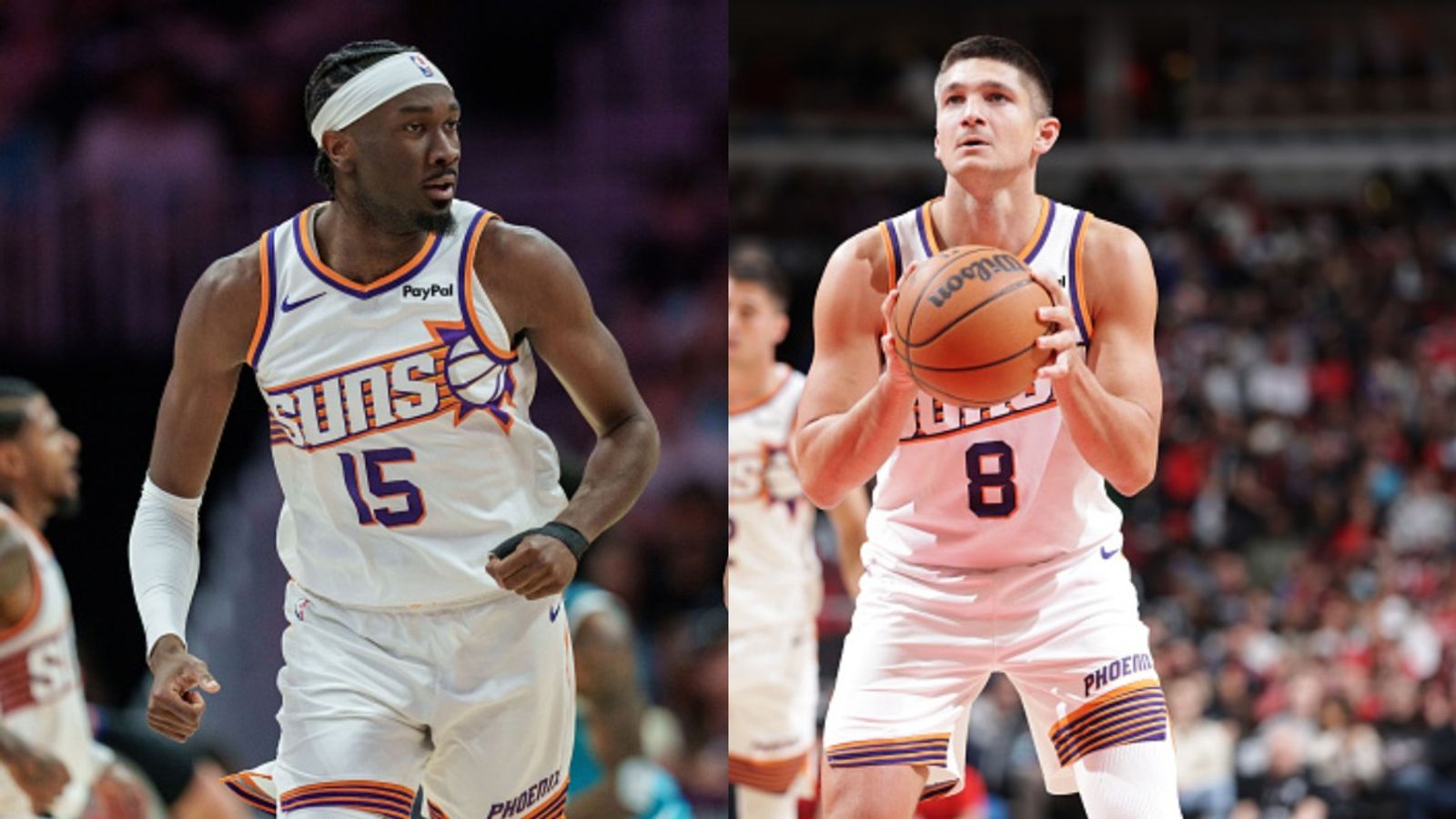 Phoenix Suns Injury Report: Latest on Mark Williams, Grayson Allen & others Phoenix Suns' Mark Williams and Grayson Allen in the frame (via Getty)