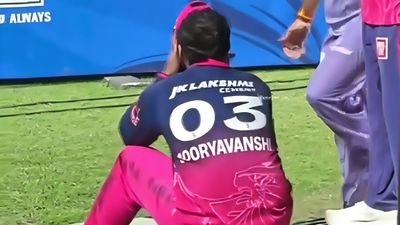WATCH: Gutted Vaibhav Sooryavanshi breaks down in tears after RR's painful loss, consoled by KKR coach SportsTak