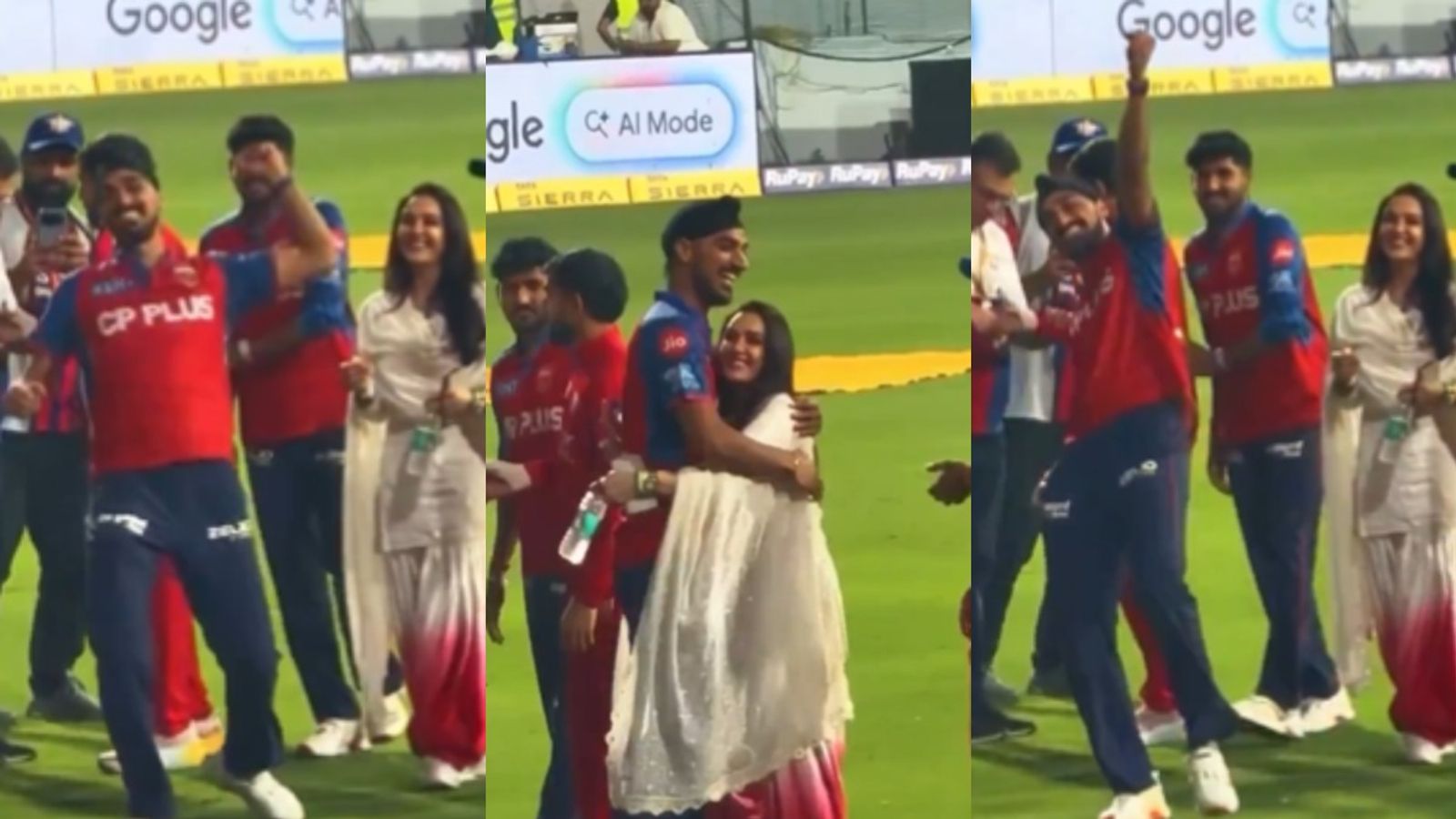 Watch: Arshdeep Singh’s hilarious reaction after hugging Preity Zinta goes viral after PBKS' win over LSG Watch: Arshdeep Singh’s hilarious reaction after hugging Preity Zinta goes viral after PBKS' win over LSG. (Screenshot)