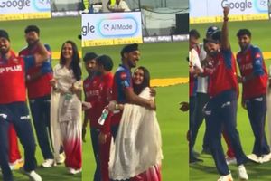 Watch: Arshdeep Singh’s hilarious reaction after hugging Preity Zinta goes viral after PBKS' win over LSG SportsTak