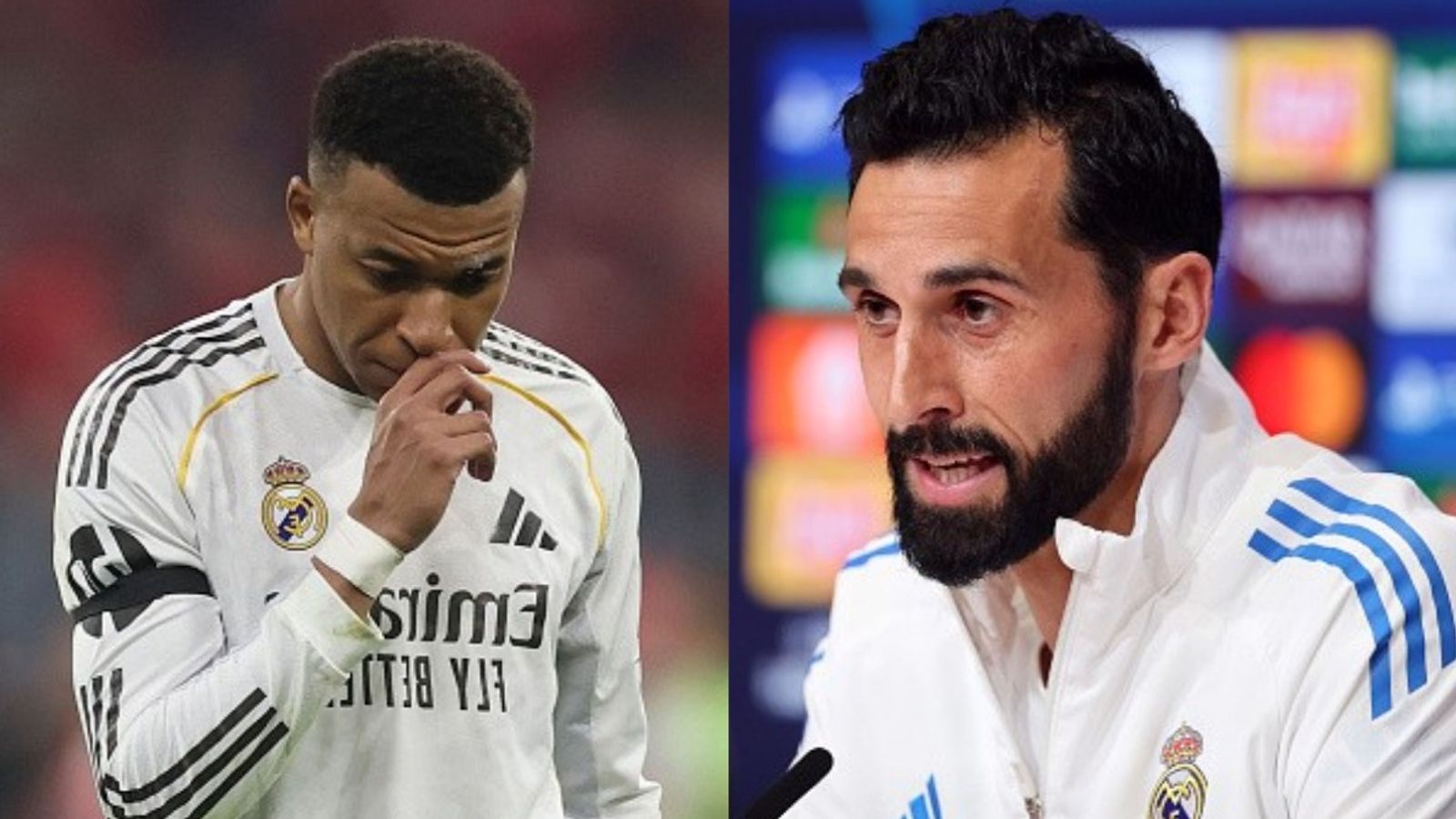 Real Madrid coach Arbeloa responds to fans not happy with Mbappe after UCL elimination vs Bayern Kylian Mbappe, Alvaro Arbeloa in the frame (Images via Getty)