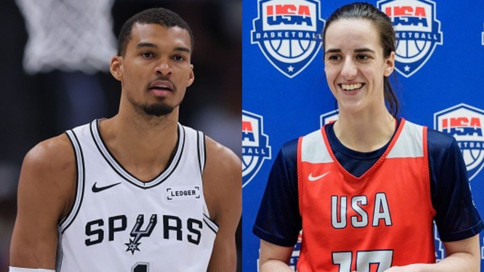 Caitlin Clark has one word for Victor Wembanyama’s dominant performance in NBA Playoffs debut with Spurs Victor Wembanyama, Caitlin Clark in the frame (Images via Getty)