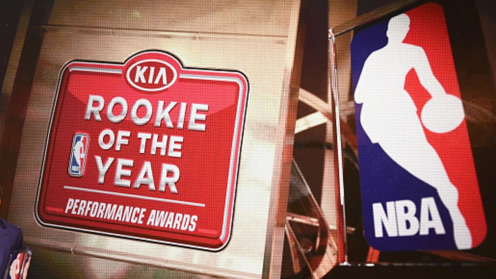 NBA releases three finalists for 2025-26 Rookie of the Year NBA Rookie o the Year image in the frame (Image via Getty)