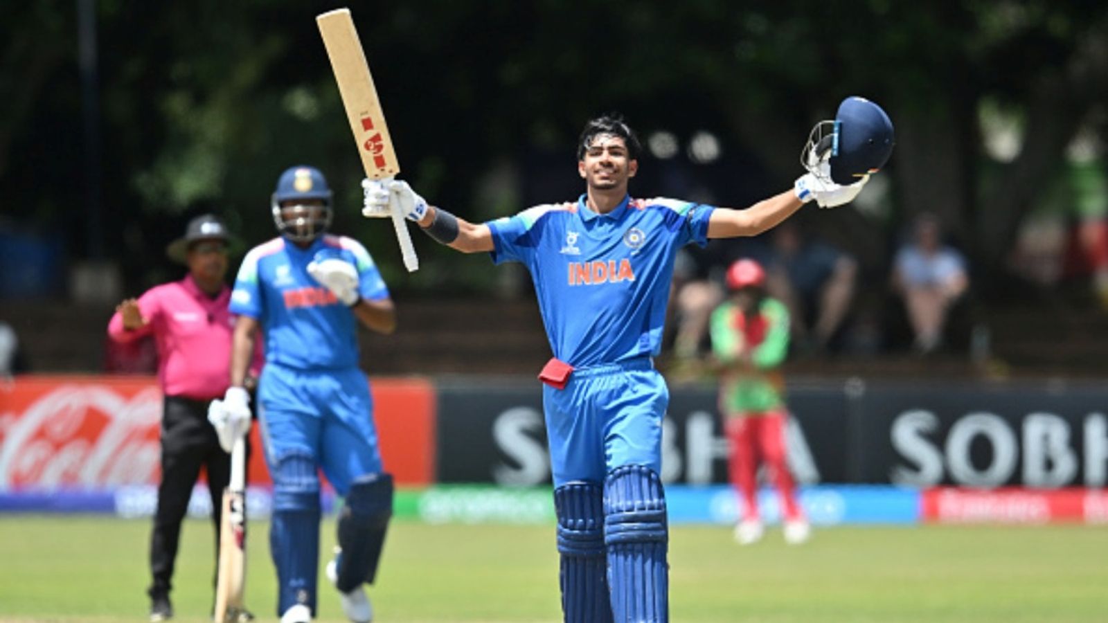 'Loan this sensational talent from RCB': R Ashwin's advice to CSK after Ayush Mhatre gets ruled out of IPL 2026 Vihaan Malhotra of India celebrates his century during the ICC U19 Men's Cricket World Cup 2026 Super Six match against Zimbabwe at Queens Sports Club on January 27, 2026 in Bulawayo, Zimbabwe.