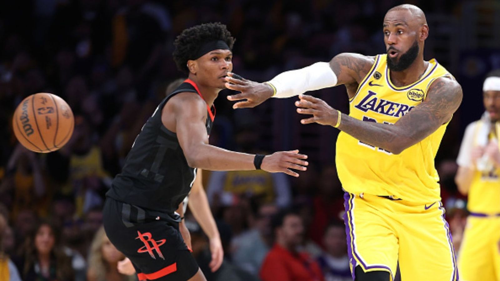 Lakers vs Rockets NBA Playoffs Game 2 schedule: Date, time, live stream, and more Lakers vs Rockets in the frame (Image via Getty)