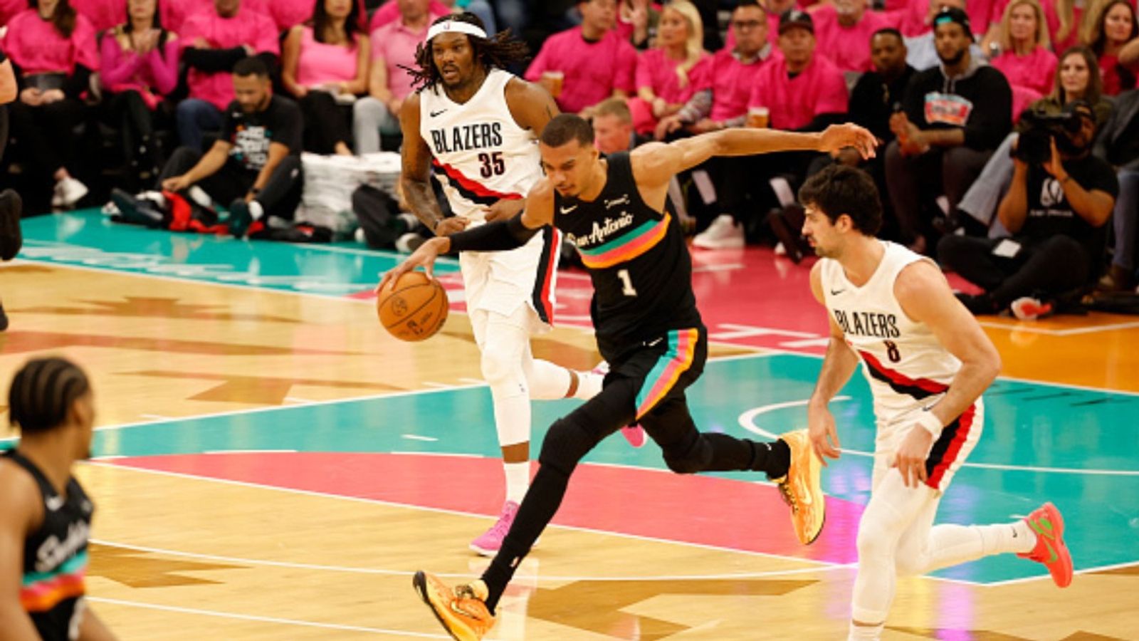 Spurs vs Trail Blazers NBA Playoffs Game 2 schedule: Date, time, live stream, and more Spurs vs Trail Blazers in the frame (Image via Getty)