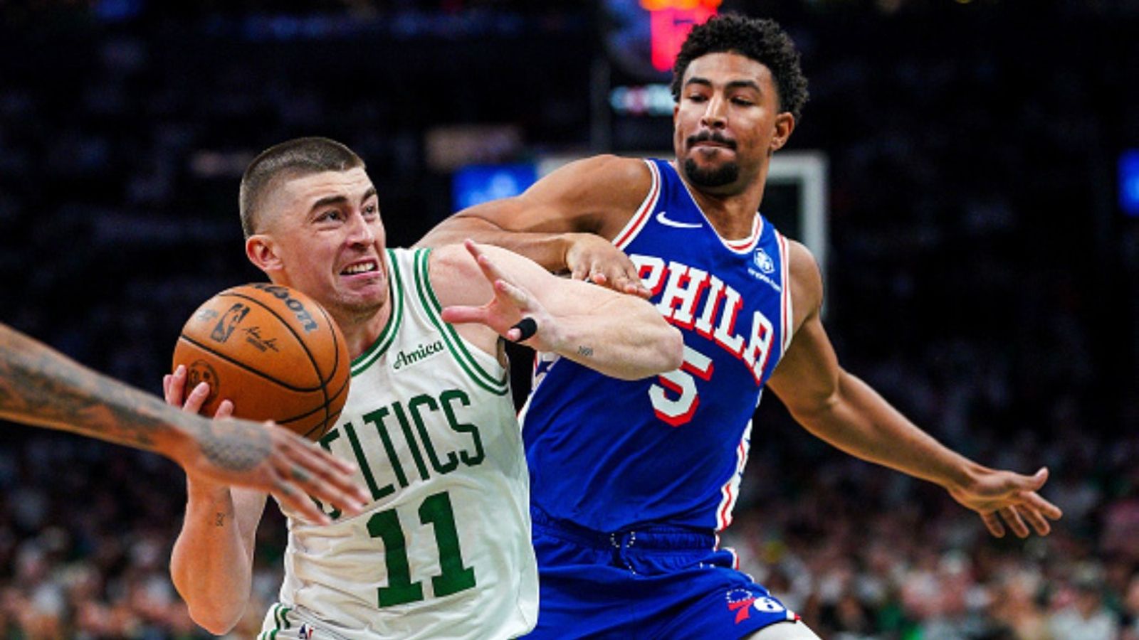 Celtics vs 76ers NBA Playoffs Game 2 schedule: Date, time, live stream, and more Celtics vs 76ers in the frame (Image via Getty)
