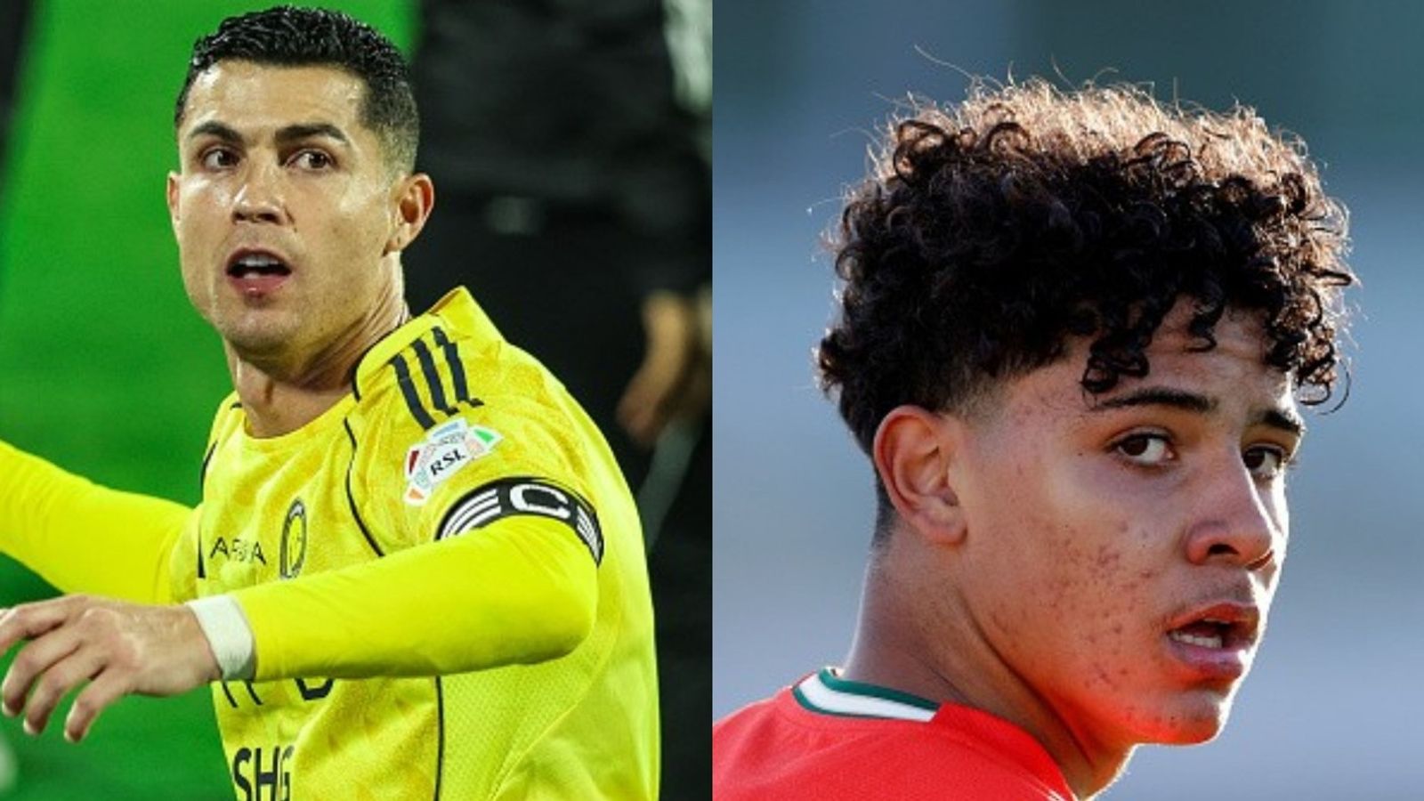 Cristiano Ronaldo Jr to join Al Nassr first team? Insider drops major update on Ronaldo's son Cristiano Ronaldo, Cristiano Ronaldo Jr in the frame (Images via Getty)