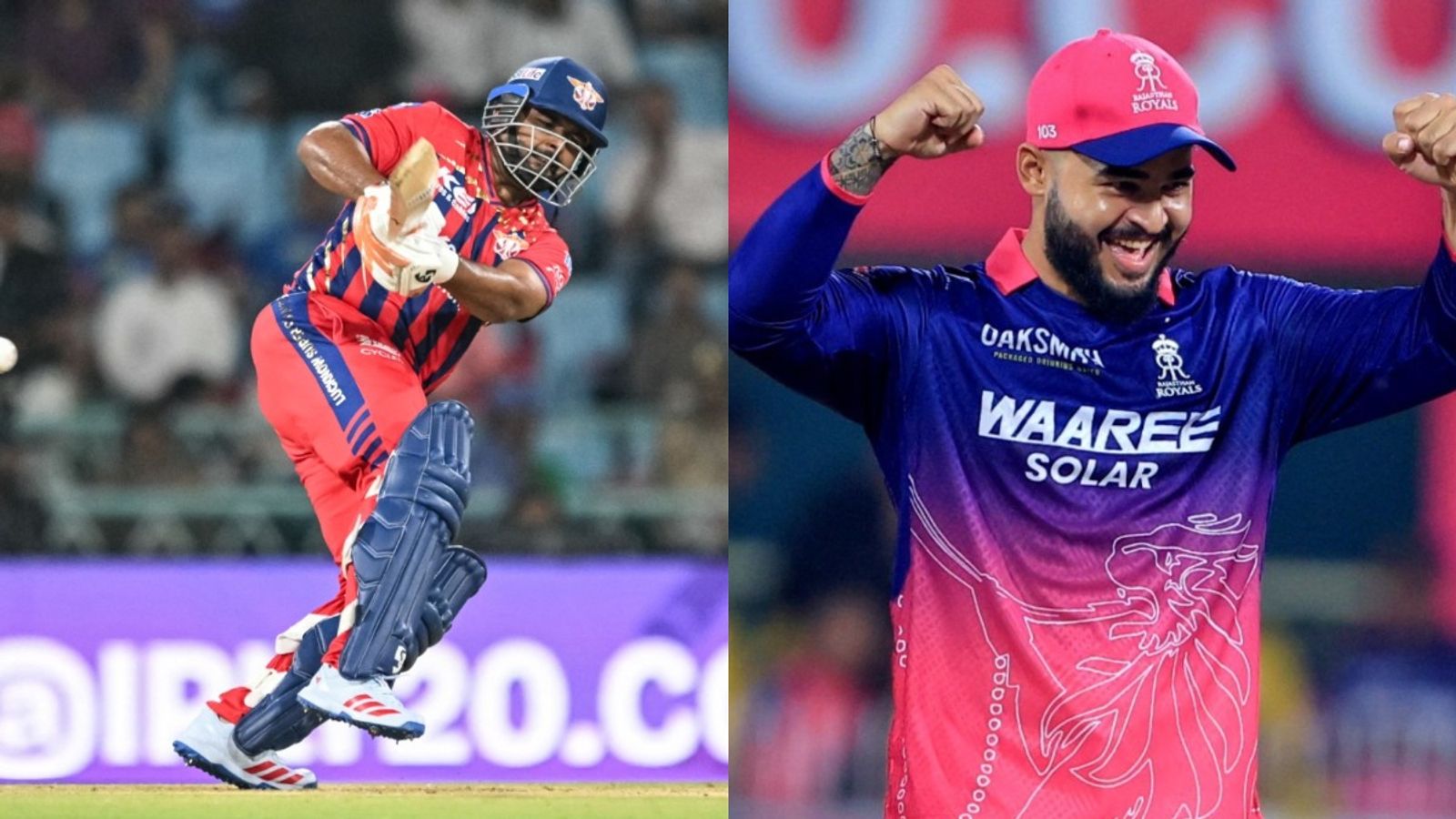 LSG vs RR Live Streaming: Match Details, Head-to-Head, Playing XI, Pitch Report and Lucknow Weather Update LSG captain Rishabh Pant and RR skipper Riyan Parag in this frame (X)