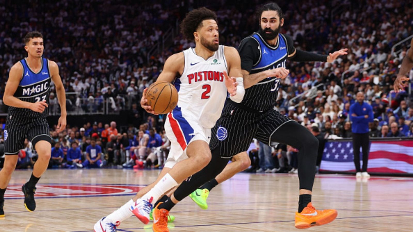 Pistons vs Magic NBA Playoffs Game 2 schedule: Date, time, live stream, and more Pistons vs Magic in the frame (Image via Getty)