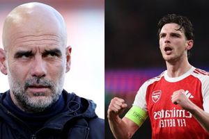 Pep Guardiola responds to Declan Rice's antics after Man City defeated Arsenal amid Premier League title race SportsTak