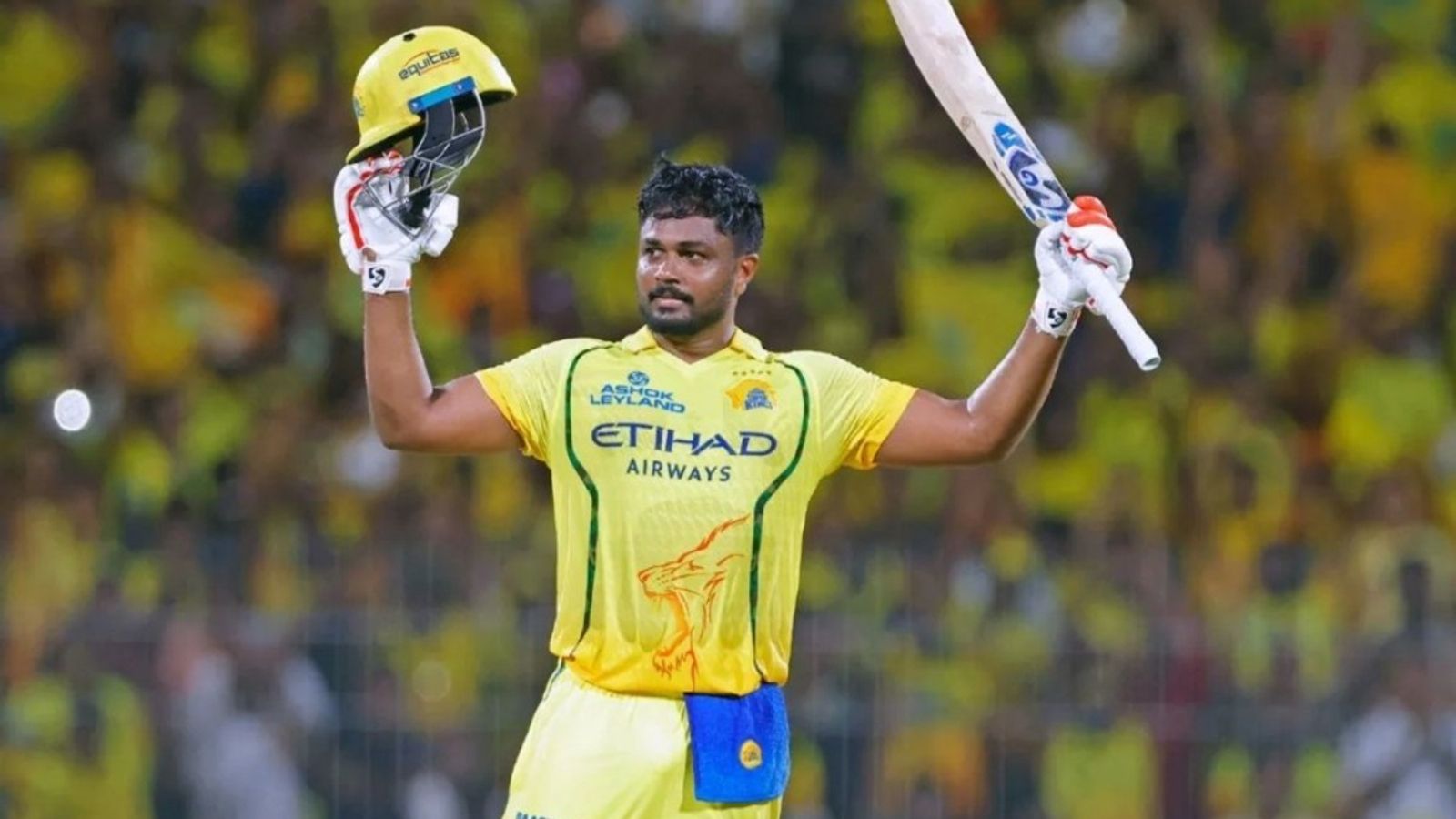 IPL 2026: Sanju Samson becomes 1st CSK batter to bag this mighty feat vs MI with roaring century at Wankhede CSK's star opener Sanju Samson in frame. (Screenshot)