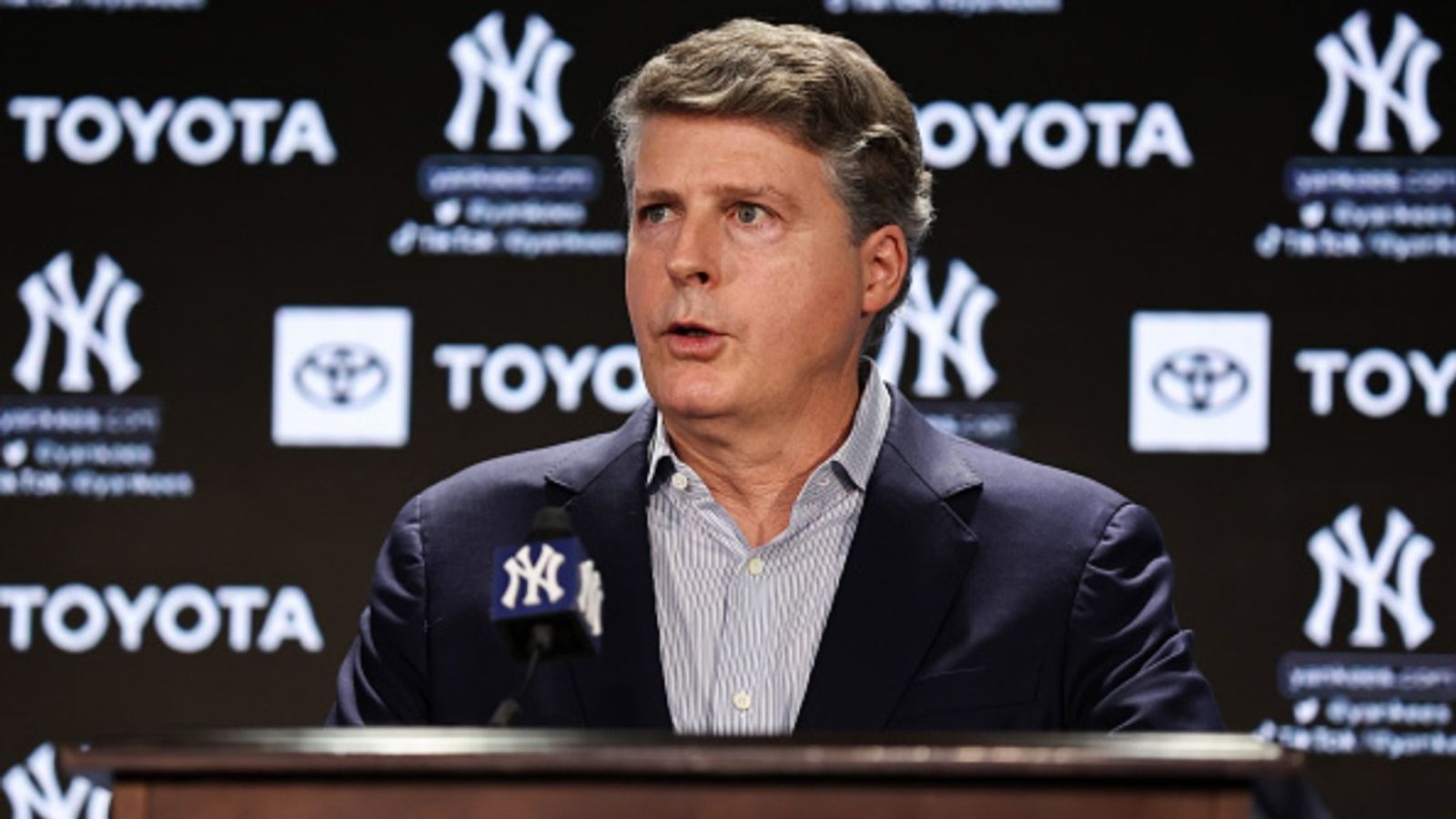 New York Yankees owner Hal Steinbrenner weighs crucial decision over key update New York Yankees owner Hal Steinbrenner in the frame (via Getty)