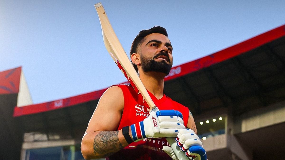 RCB superstar Virat Kohli in this frame. (Screenshot)