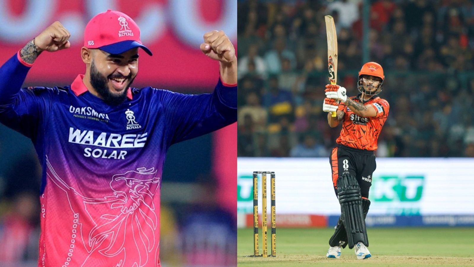 RR vs SRH Live Streaming: Match Details, Head-to-Head, playing XI, Pitch Report and Jaipur Weather Update Riyan Parag and Ishan Kishan in this frame. (X)