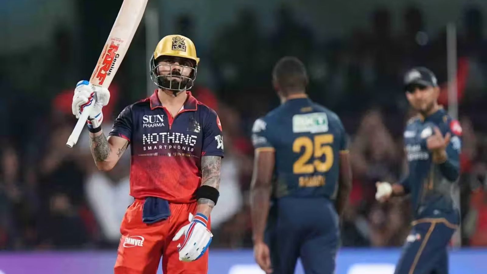 IPL 2026: Sunil Gavaskar lavishes praise on Virat Kohli after 'trademark' performance in win vs GT Virat Kohli in this frame. (X)