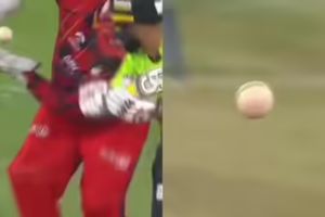 WATCH: Shocking scenes in PSL, ball turns red again sparks huge controversy SportsTak