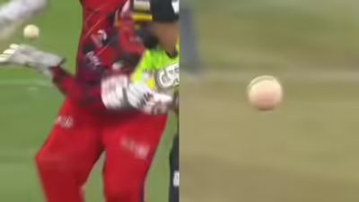 WATCH: Shocking scenes in PSL, ball turns red again sparks huge controversy SportsTak