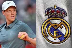 Jannik Sinner reacts to Real Madrid's Bernabeu stadium transformation into tennis court for Madrid Open SportsTak