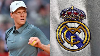 Jannik Sinner reacts to Real Madrid's Bernabeu stadium transformation into tennis court for Madrid Open Jannik Sinner reacts to Real Madrid's Bernabeu stadium transformation into tennis court for Madrid Open