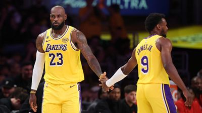 LeBron James and son Bronny make NBA history in emotional Lakers Playoff moment vs Rockets LeBron James and son Bronny make NBA history in emotional Lakers Playoff moment vs Rockets