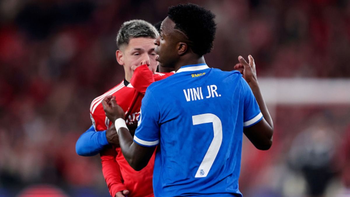 UEFA’s final punishment on Benfica's Prestianni and Real Madrid’s Vinicius controversy Gianluca Prestianni, Vinicius Jr in the frame (Image via Getty)
