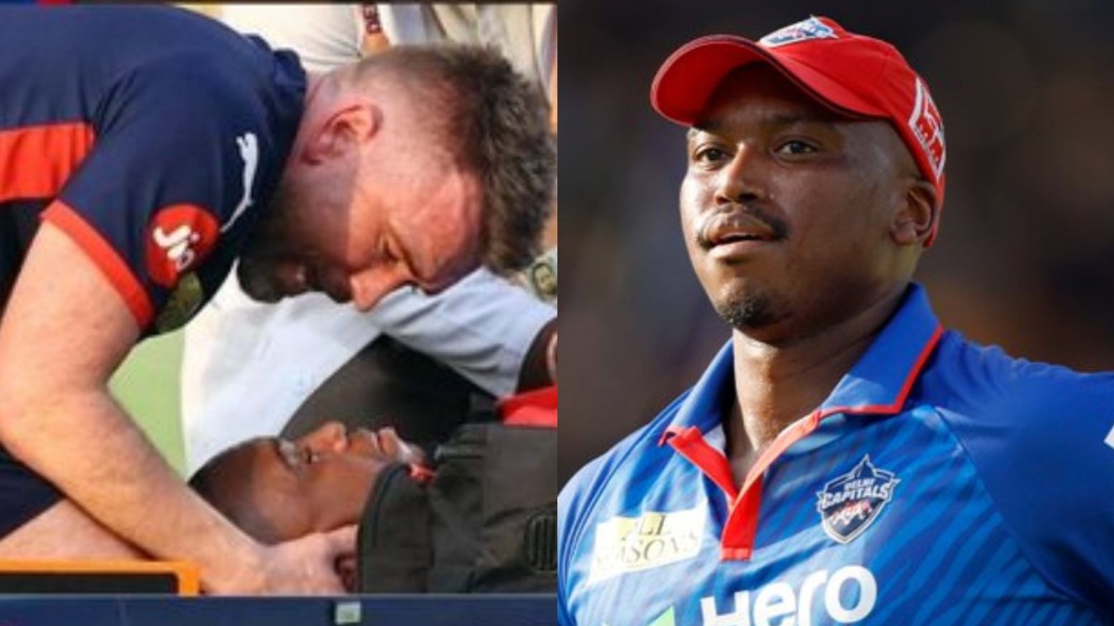 How is Ngidi keeping now after horrific injury during DC vs PBKS clash? Here's big update from hospital South African pacer Lungi Ngidi in frame. (Screenshot)