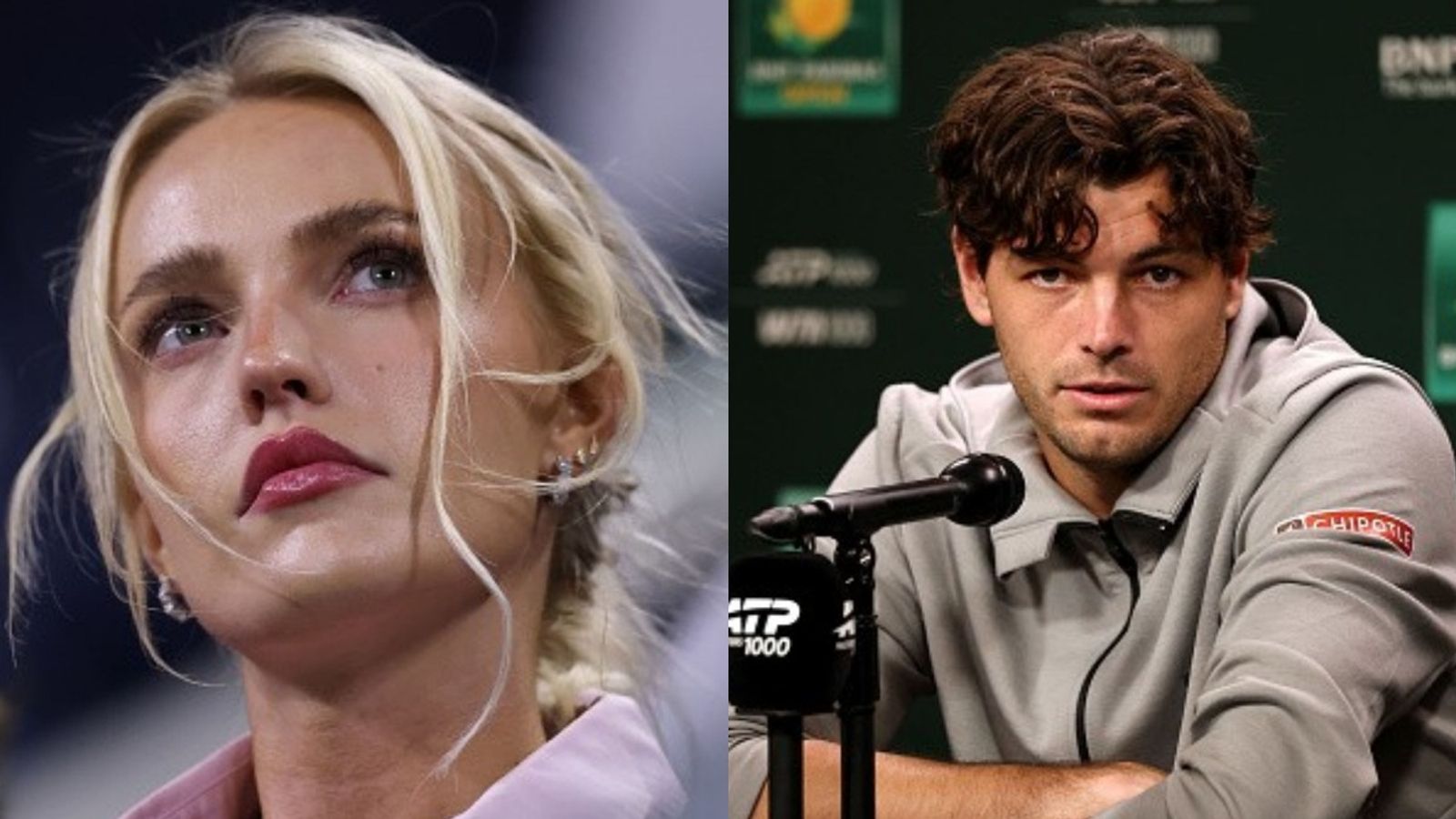 Who is Morgan Riddle? All about Taylor Fritz's ex girlfriend as tennis star splits after six years Morgan Riddle, Taylor Fritz in the frame (Images via Getty)