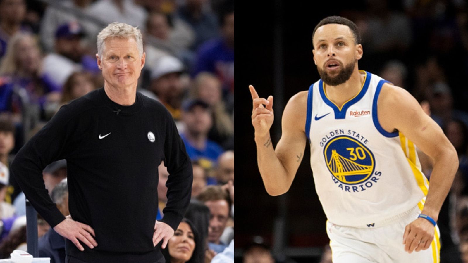 Steve Kerr opens up on how Stephen Curry factors into his Warriors future Steve Kerr and Steph Curry in the frame (via Getty)