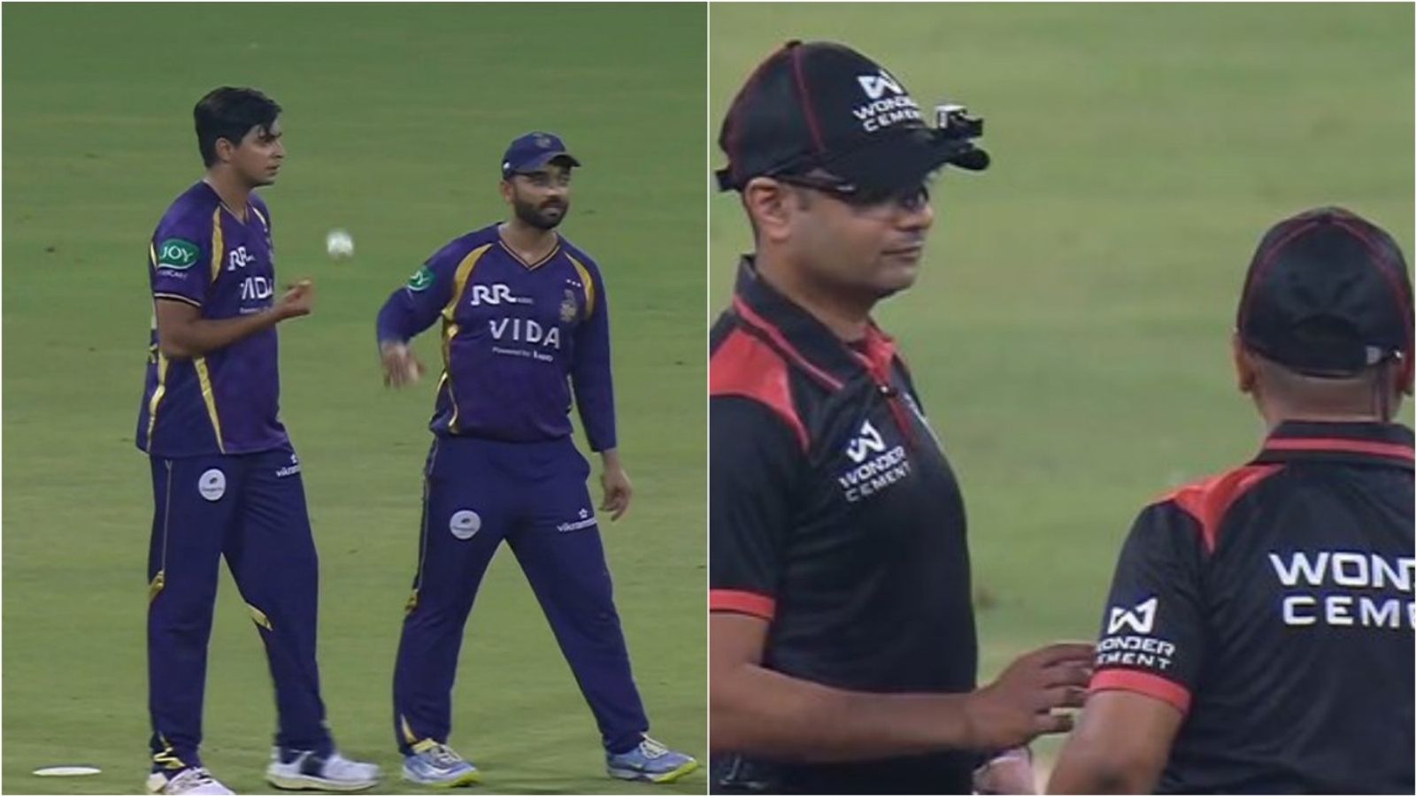 Explained: Why umpires let Kartik Tyagi continue bowling final over despite 2 waist-high no-balls KKR skipper Ajinkya Rahane talks to pacer Kartik Tyagi during final over of the clash against LSG on April 26.
