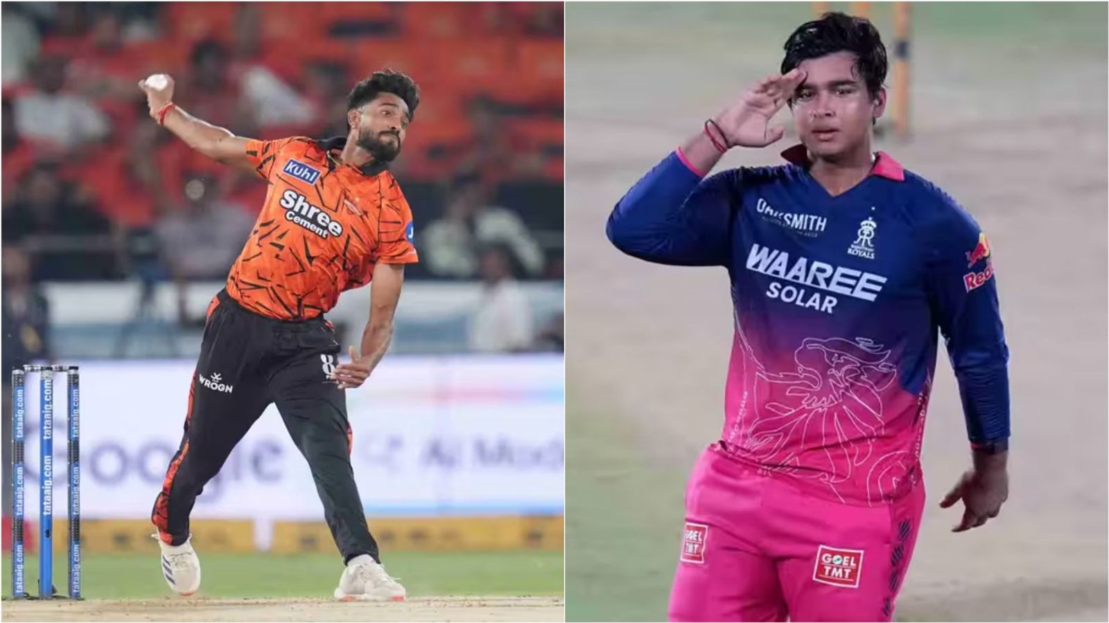 'I checked my phone, saw a lot of things': Vaibhav Sooryavanshi reveals he was affected by Praful Hinge's comments after golden duck SRH's Praful Hinge in action; Rajasthan Royals' Vaibhav Sooryavanshi celebrates his 1st century of IPL 2026. (Source: BCCI)