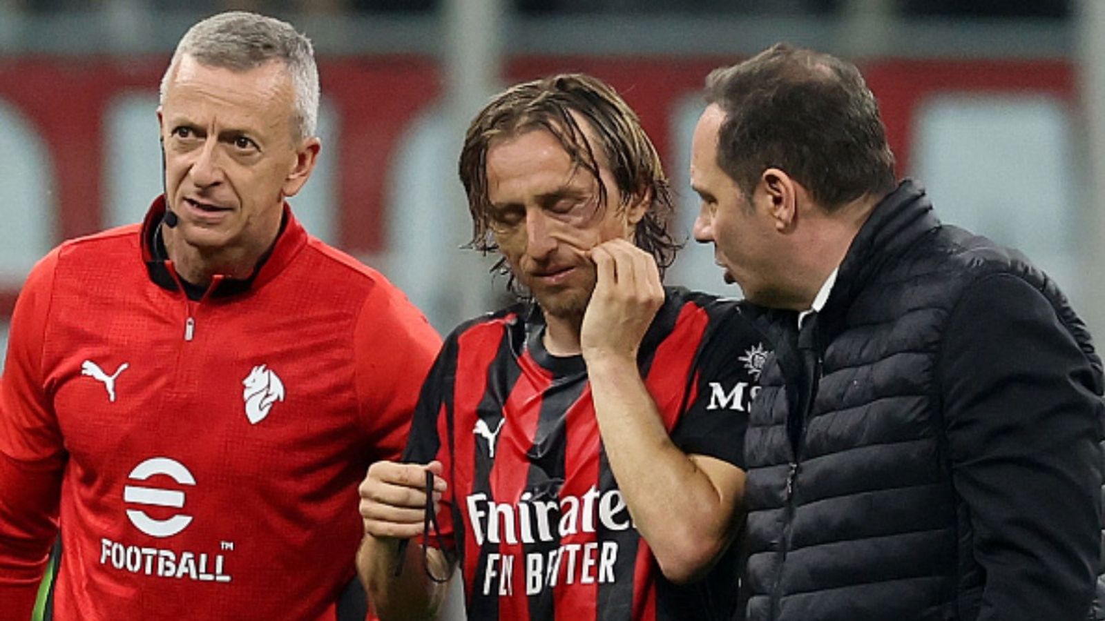 Is Luka Modric's season over with AC Milan? Big update on Croatian's injury after surgery today Luka Modric in the frame (Image via Getty)