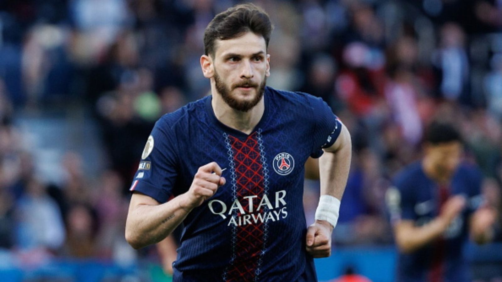 Is Kvaratskhelia leaving PSG? Star player's father reveals big update on transfer rumors Khvicha Kvaratskhelia in the frame (Image via Getty)