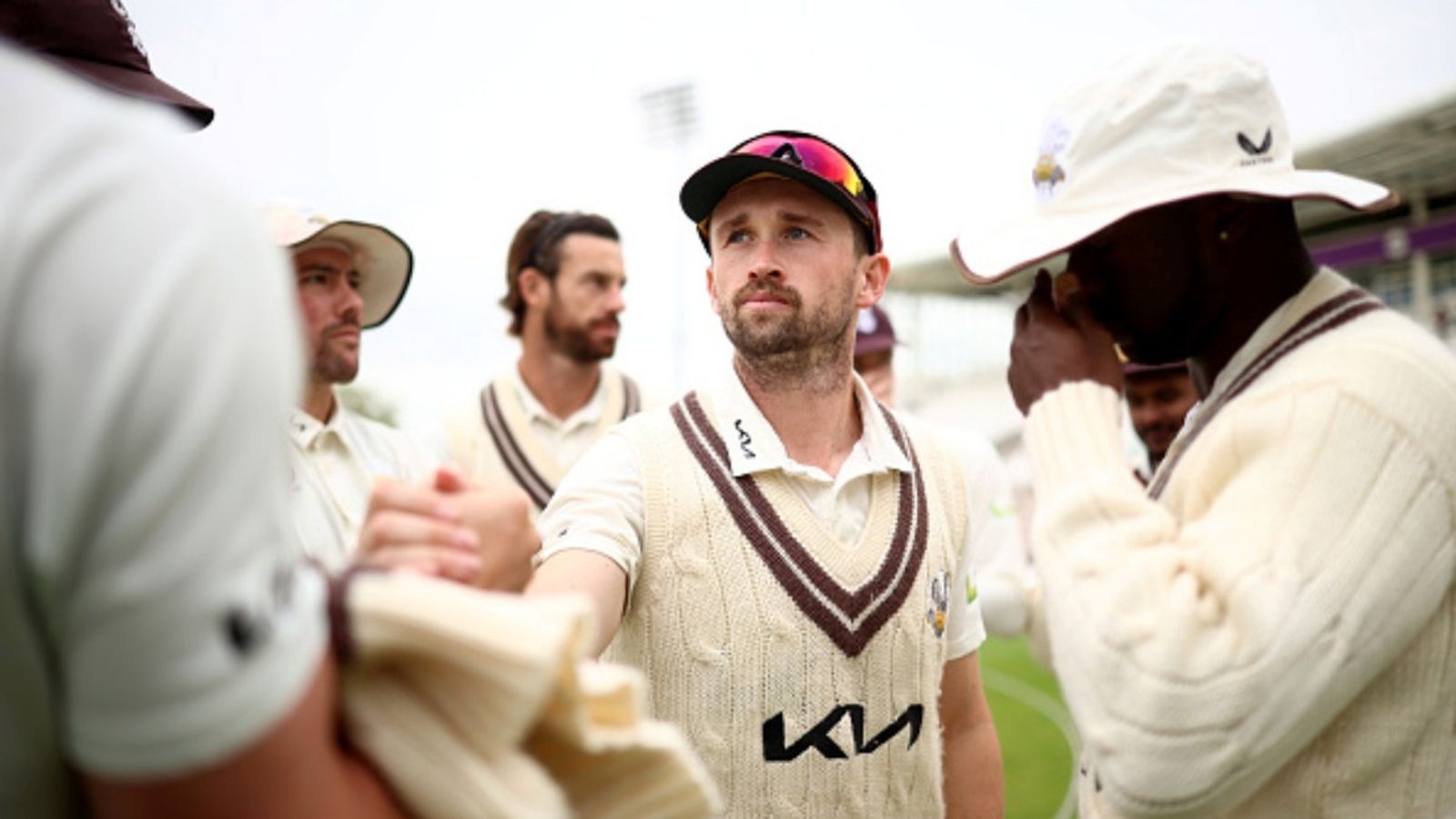 England's 30-year-old all-rounder forced to retire from all formats due to ankle injury Cameron Steel of Surrey looks on ahead of day 3 of the County Championship Division 1 match between against Hampshire at Ageas Bowl on September 28, 2023 in Southampton, England.