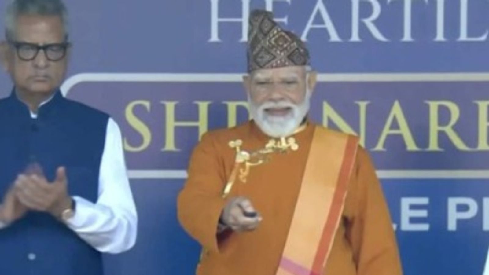 PM Modi unveils six state-of-the-art Indoor Cricket Academies across North-East India Indian PM Narendra Modi in the frame (via X @BCCI)