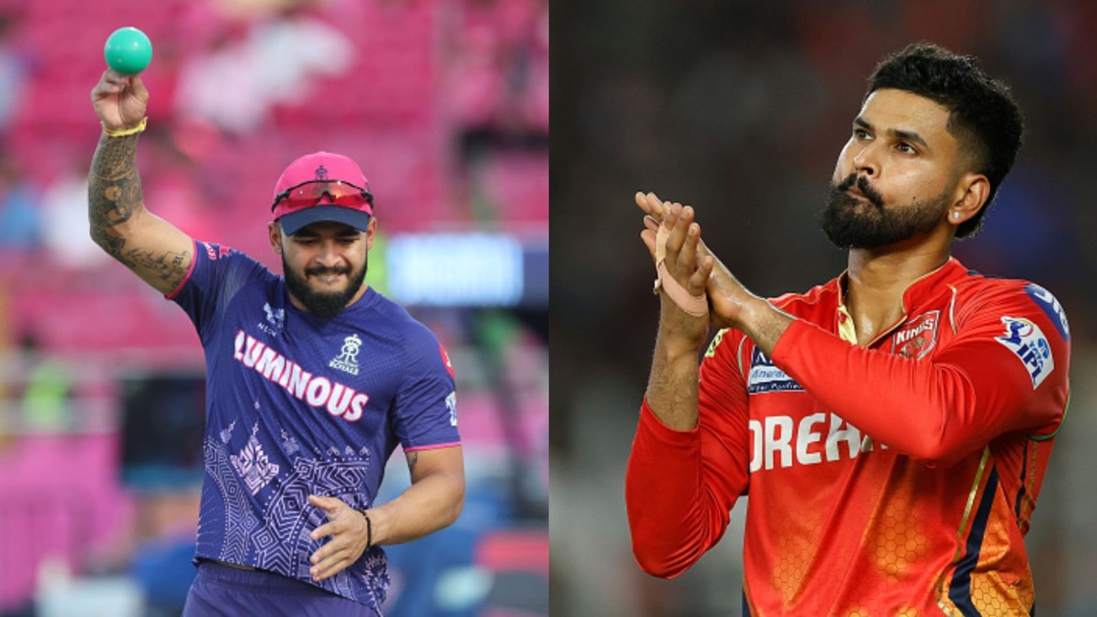 IPL 2026: RR opted to bowl first against PBKS, two changes in each side, know playing XIs RR captain Riyan Parag and PBKS skipper Shreyas Iyer in the frame (via Getty)