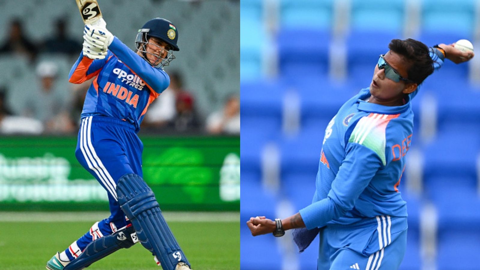 Smriti Mandhana takes a hit while Deepti Sharma climbs in latest ICC rankings Smriti Mandhana (L) and Deepti Sharma (R) in the frame (via Getty)