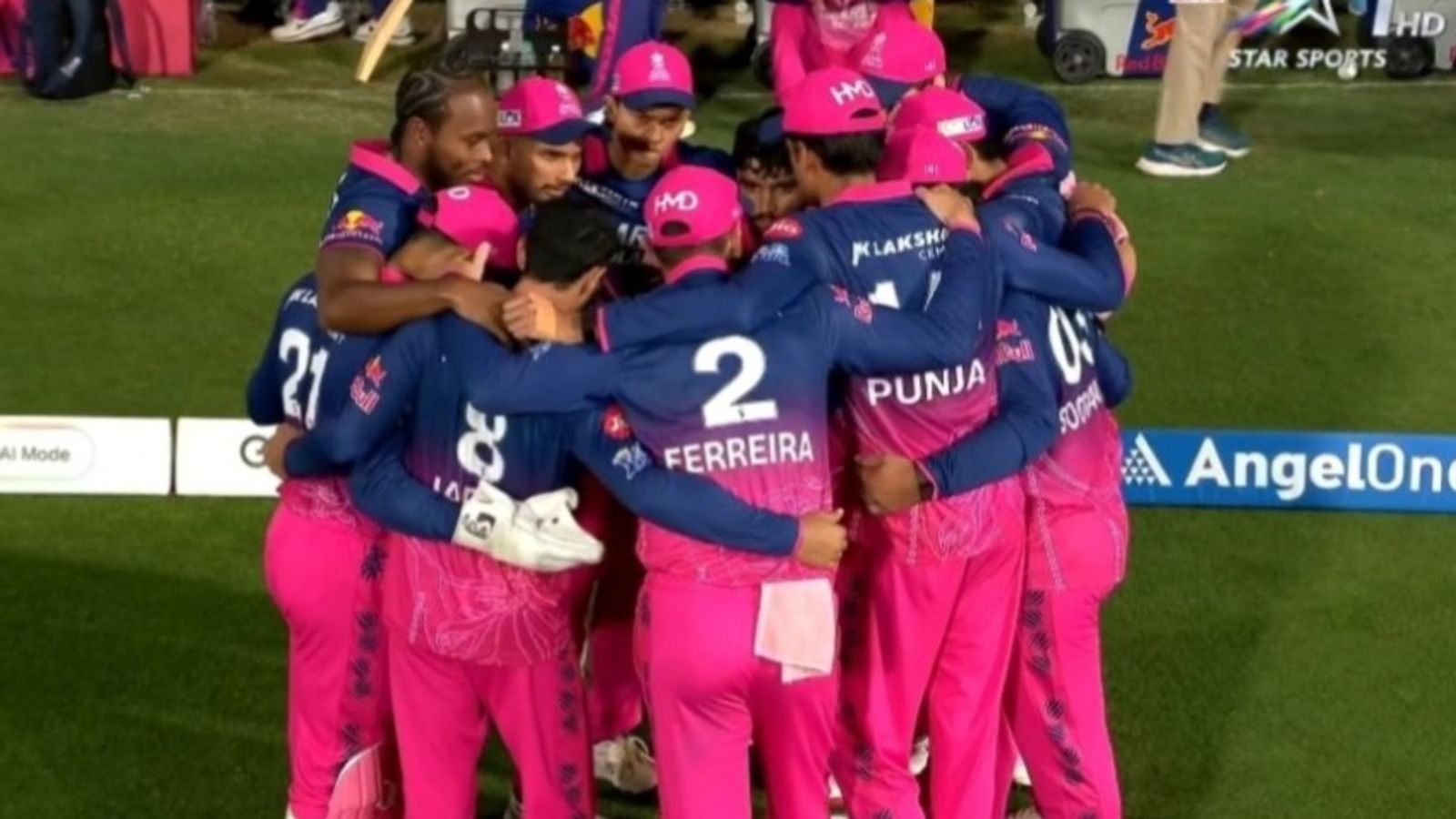 IPL 2026: RR snap PBKS’ unbeaten streak, chase down 222 with four bowls to spare RR break PBKS’ unbeaten run (via X)